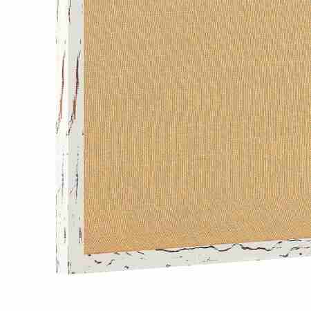 Flash Furniture Juno Rustic Wall Mount Linen Board w/Wood Push Pins, 18x24, Whitewashed HGWA-LINEN-18X24-WHTWSH-GG